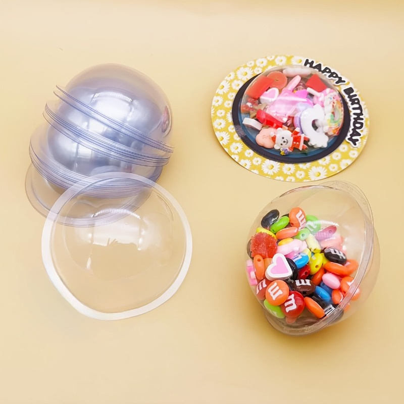 10 adet/takım DIY Plastik Şeke - Plastic Dome Clear incelemesi ve fiyatı
