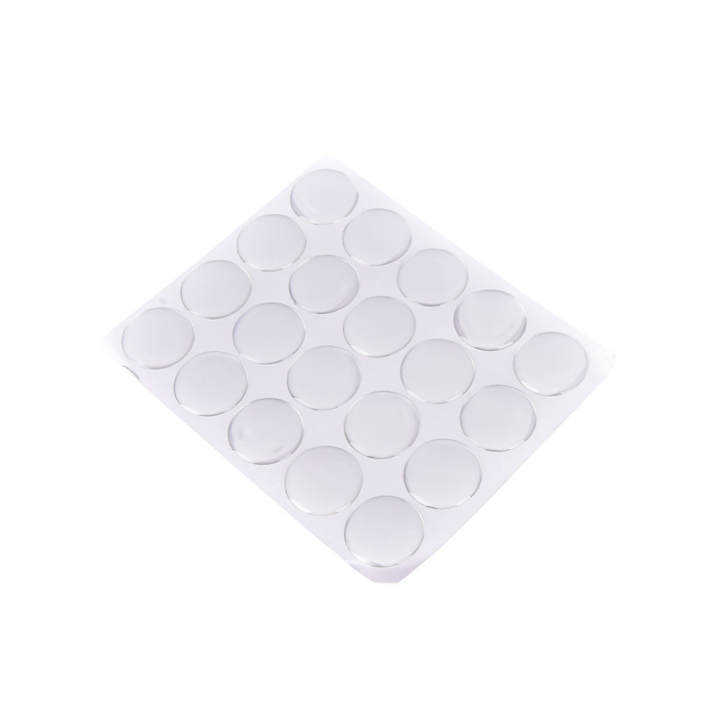 100 adet/levha 25mm yuvarlak D - Plastic Dome Clear incelemesi ve fiyatı