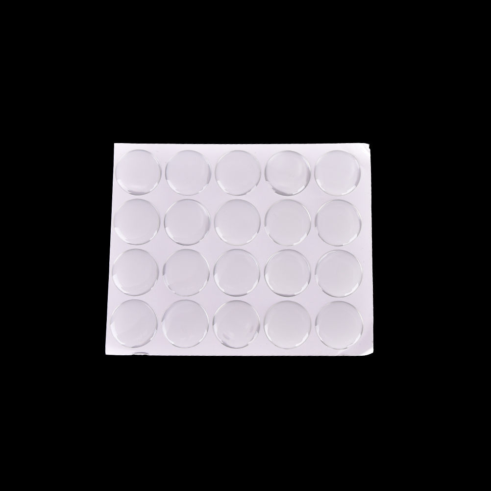 100 adet/levha 25mm yuvarlak D - Plastic Dome Clear incelemesi ve fiyatı